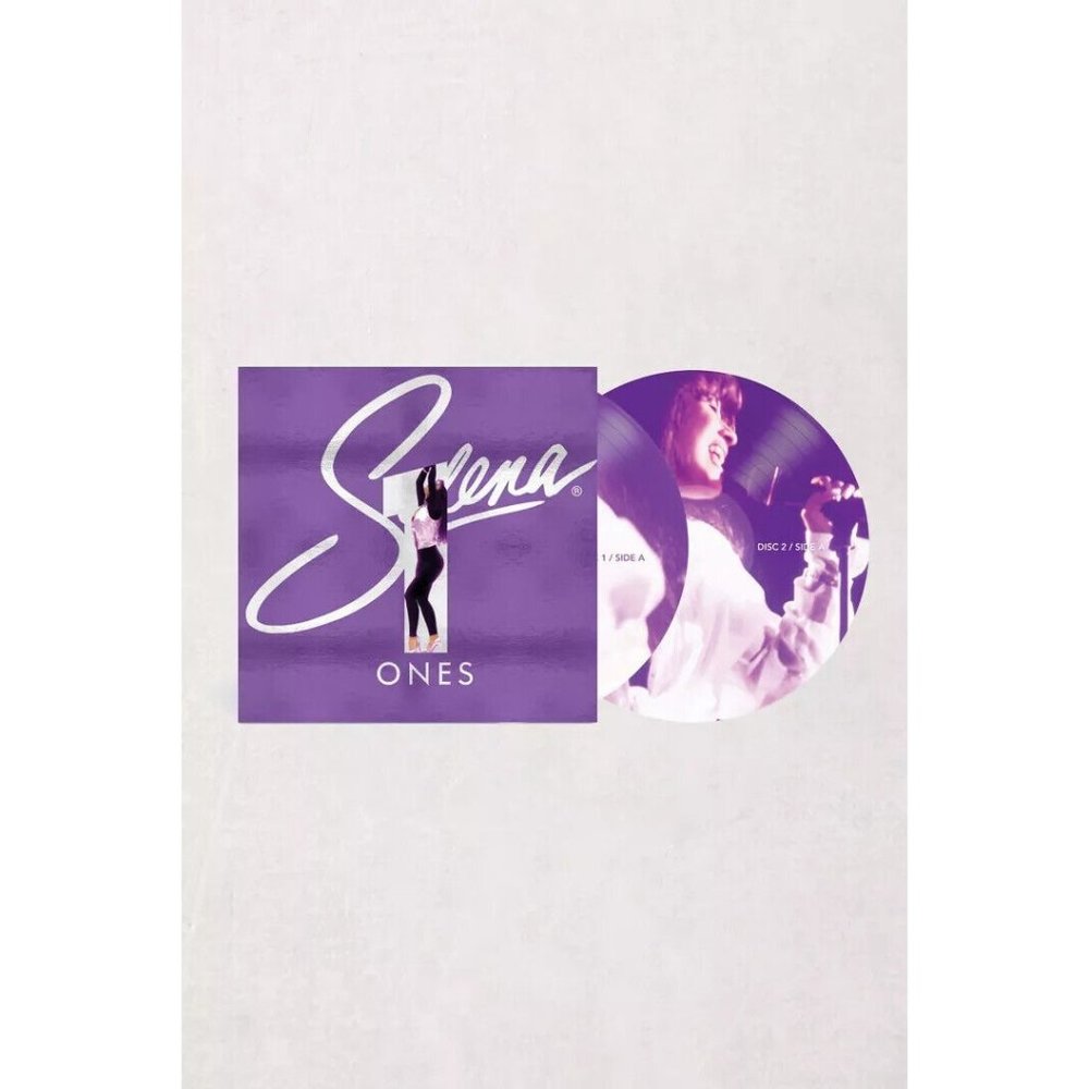Selena Ones Picture Disc 2XLP Vinyl Record Album EUC